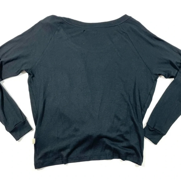 New UGG Womens Fallon Knot Front Top Black Size Small - Picture 2 of 6